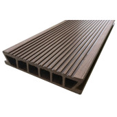 Террасная доска цвет Венге Deckron (Декрон) 28*153*6000 мм